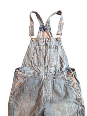 Vintage Gap Denim Overalls Light Wash Size Large